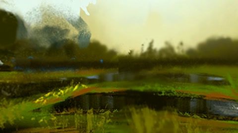 Terraced rice paddies in daylight — Stillmotion