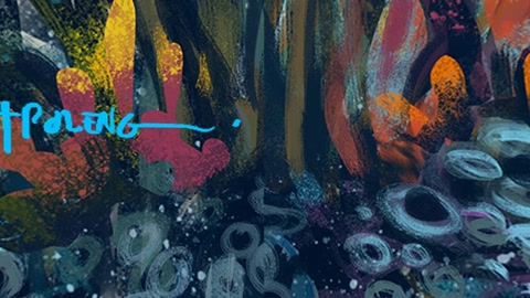 Colorful underwater coral reef — Stillmotion