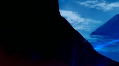 Mountain peaks under blue sky — Stillmotion