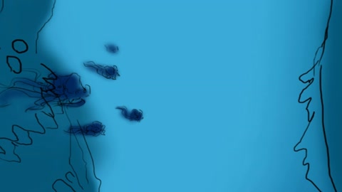 Underwater deep blue ocean scene — Stillmotion