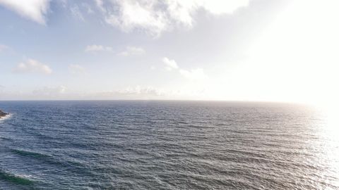 Cliffside coastline at sunset — Stillmotion