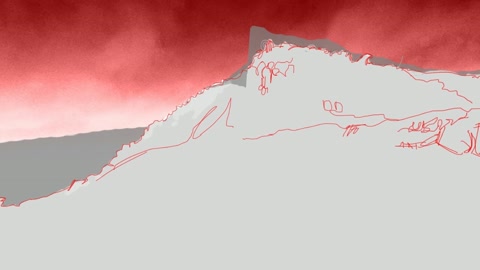 Volcanic mountain ridge — Stillmotion
