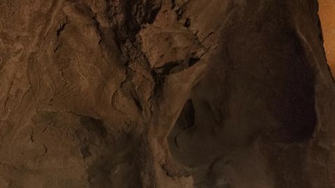Desert rock formations at night — Stillmotion