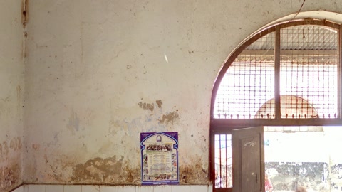 Indoor market hall with arched windows — Stillmotion