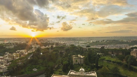 Cityscape under cloudy skies — Stillmotion