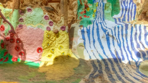 Colorful painted clay art studio — Stillmotion
