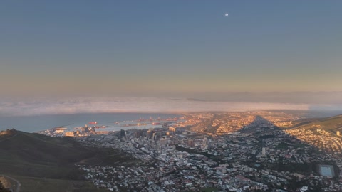 Rocky cliff at sunset — Stillmotion