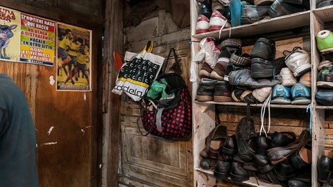 Shoe repair shop interior — Stillmotion