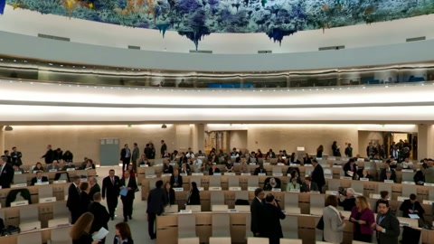 Legislative chamber with delegates — Stillmotion