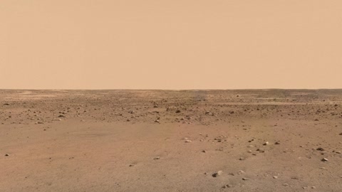 Desert landscape with sparse rocks — Stillmotion