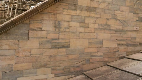 Gothic cathedral staircase and rooftop views — Stillmotion
