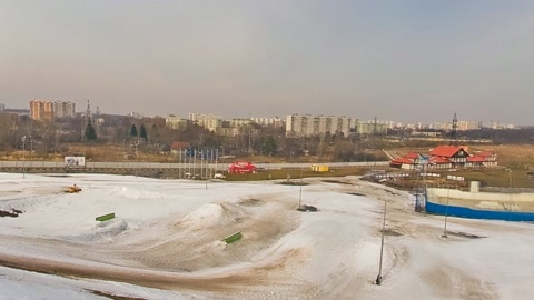Snowboarders on ski slope — Stillmotion