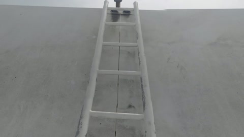 White industrial tank interior crevasse — Stillmotion