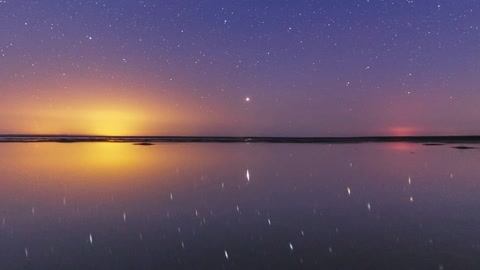 Starry lake at night — Stillmotion