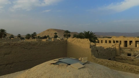 Historic mud brick rooftop complex — Stillmotion