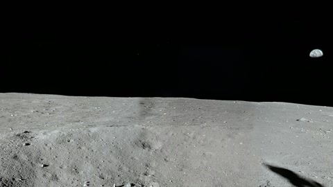Moon landing on the lunar surface — Stillmotion