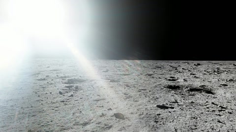 Lunar surface with landing module — Stillmotion