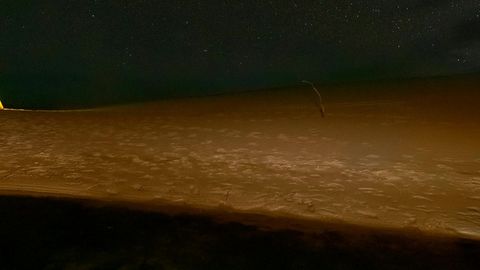 Night desert dune landscape — Stillmotion