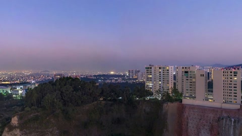 Downtown high-rise cityscape at dusk — Stillmotion