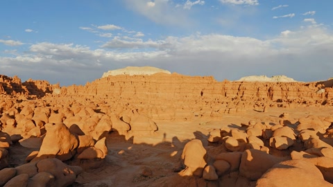Eroded badlands rock formations — Stillmotion