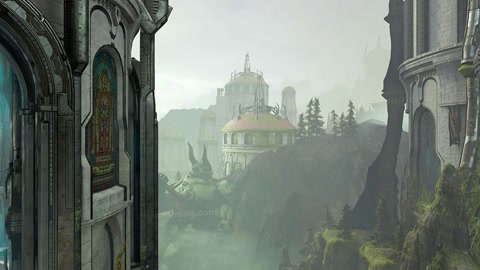 Ancient ruined citadel with towers — Stillmotion