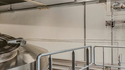 Industrial clean room with stainless steel tanks — Stillmotion