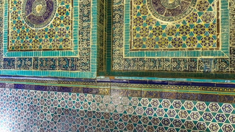 Ornate tiled indoor chamber — Stillmotion