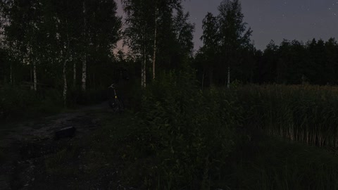 Quiet lake at night — Stillmotion