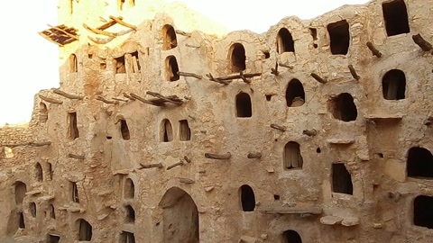 Ancient kasbah with carved openings — Stillmotion