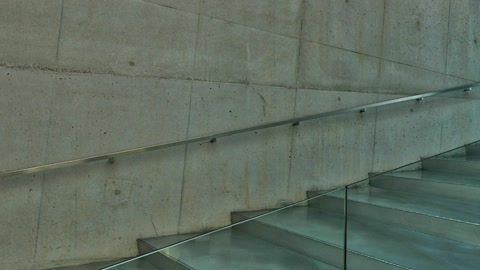 Interior staircase with concrete walls — Stillmotion