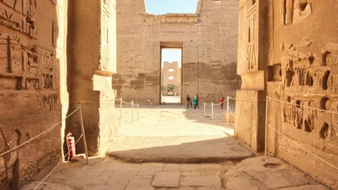 Ancient carved temple chamber — Stillmotion