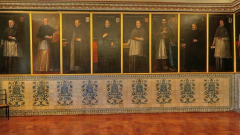 Ornate throne room with portraits — Stillmotion