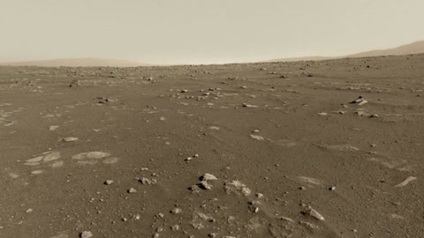 Mars rover on rocky desert terrain — Stillmotion