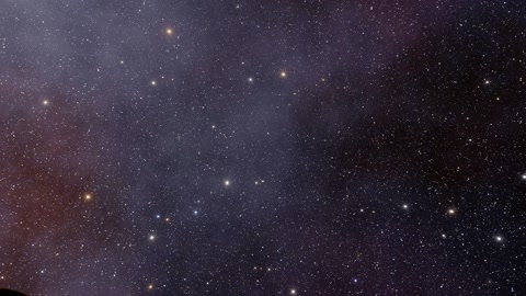 Star field with glowing nebulae — Stillmotion