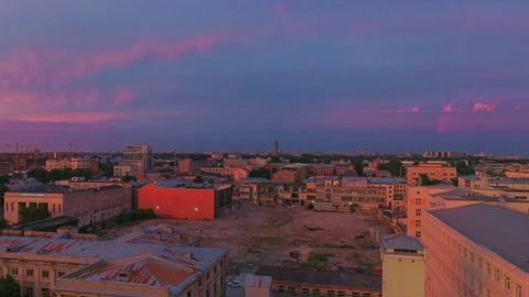City skyline at sunset — Stillmotion