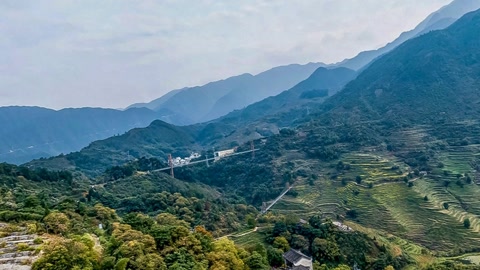 Mountain village and terraced valley — Stillmotion