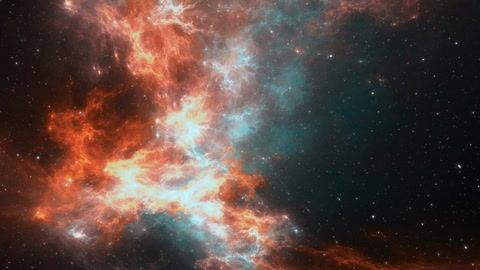 Cosmic sky with planets and black holes — Stillmotion