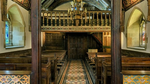 Interior of ornate church nave — Stillmotion