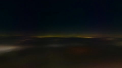 Fog over city lights at night — Stillmotion