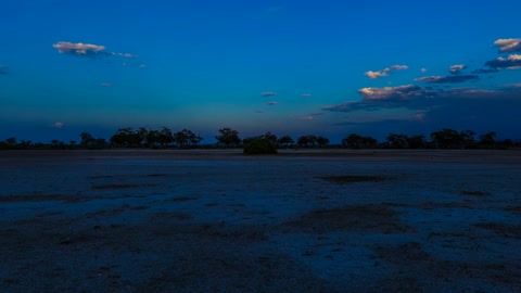 Blue sky over open plain at sunset — Stillmotion