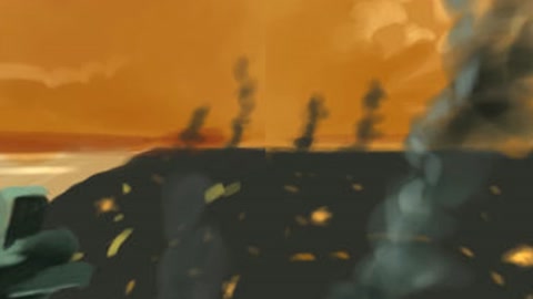 Abstract ocean battle scene — Stillmotion