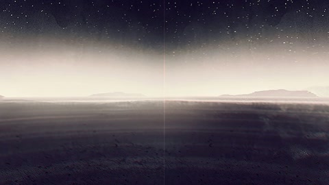 Astronauts in foggy desert landscape — Stillmotion