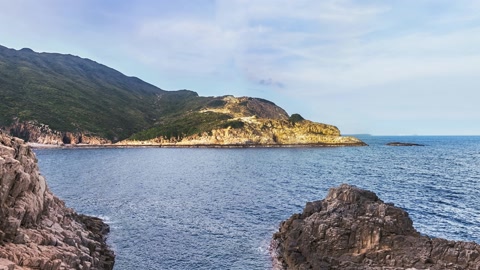 Rocky sea cliffs and coastline — Stillmotion