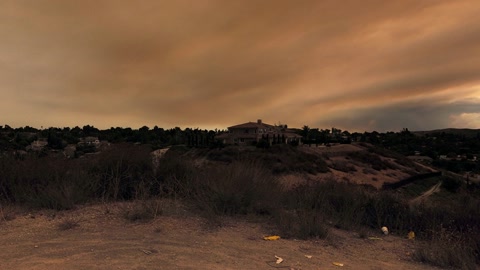 Desert hills with sparse vegetation — Stillmotion