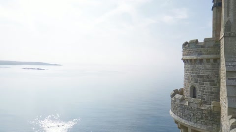 Stone castle terrace by the sea — Stillmotion