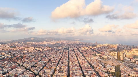 Cityscape at sunset — Stillmotion