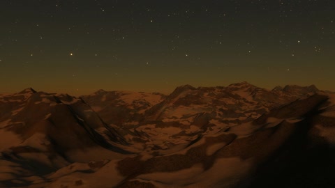 Starry night over mountains — Stillmotion