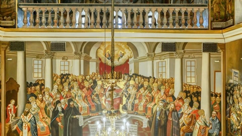 Ornate church interior with icons — Stillmotion