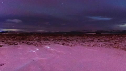 Starry sky over desert dunes — Stillmotion