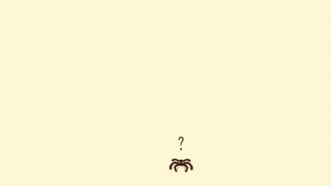 Cartoon strawberry character on plain cream — Stillmotion